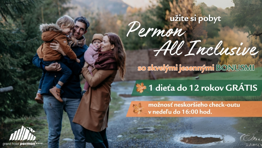 Permon All Inclusive s jesennými bonusmi